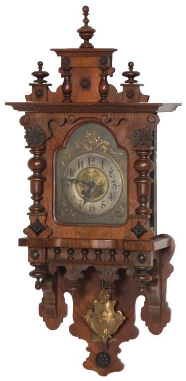Gustav Becker Spring Driven Wall Clock