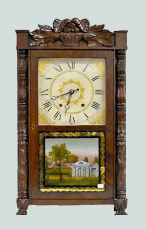 Eli Terry & Sons Wood Works Shelf Clock