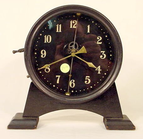 British Gravity Table Clock
