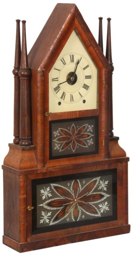 Birge & Filler Double Steeple Clock