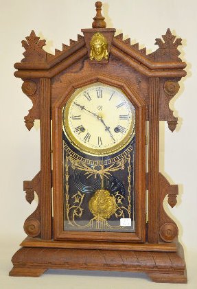 Charles F. Adams “Liberty” Walnut Shelf Clock