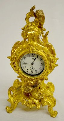 Jennings Bros. Cherub Novelty Clock