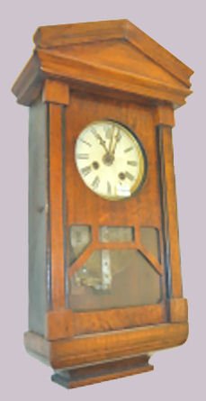 German Disc Music Box Alarm Clock