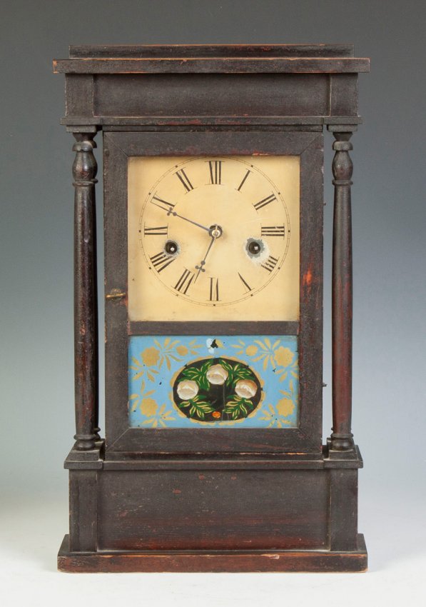 C.S. Sperry Miniature 4-Column Shelf Clock