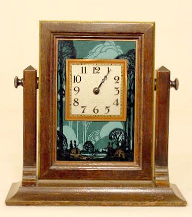 New Haven Wood Framed Desk Clock