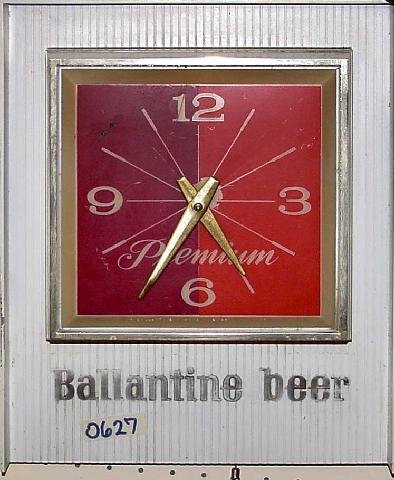 Ballantine Beer Electric Clock