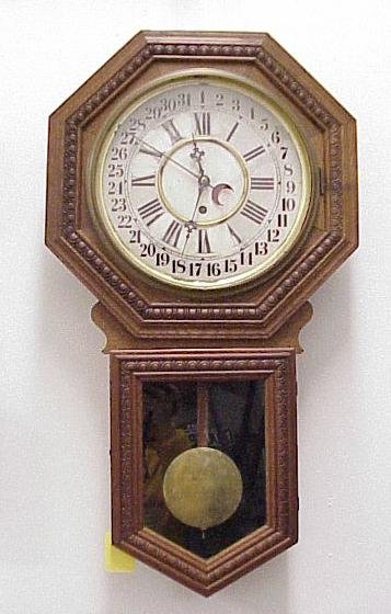 Gilbert Clock Co., Winsted, CT, 32″ Tall, 18″ Wide