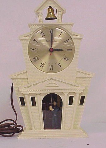 Master Crafters Novelty Clock-Bell Ringer, 12″ T