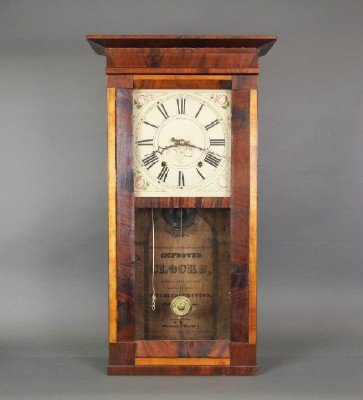 Charles Stratton Shelf Clock w/Wood Works Price Guide