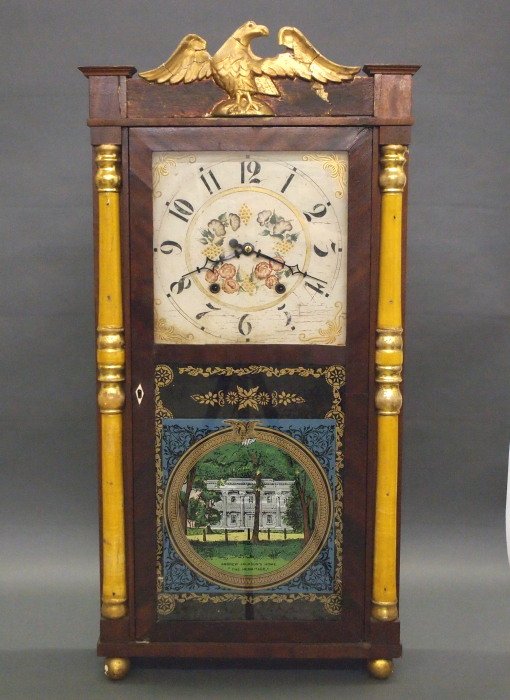 Barnes Bartholomew & Co. column shelf clock