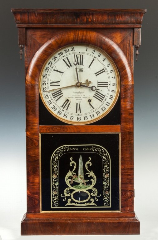 Terry’s Patent Ansonia Brass & Copper Co. Shelf  Clock,