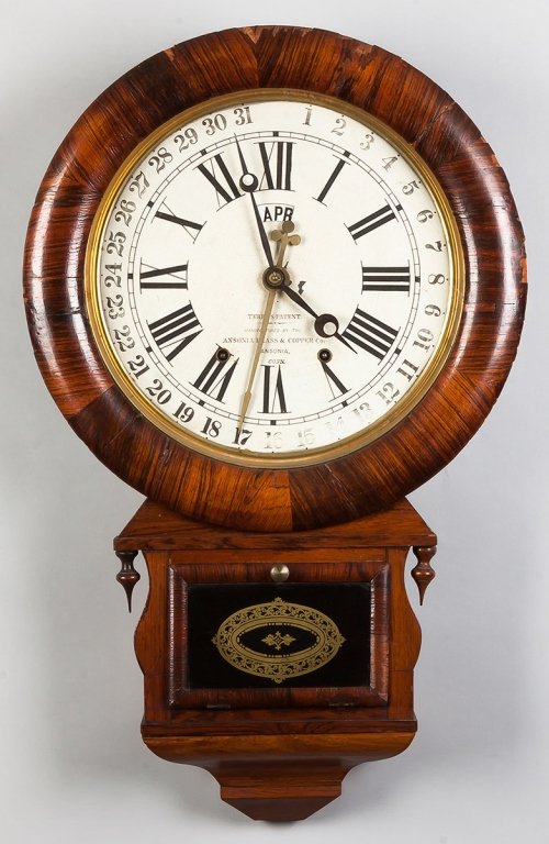 Ansonia Brass & Copper Co. Calendar Clock, CT