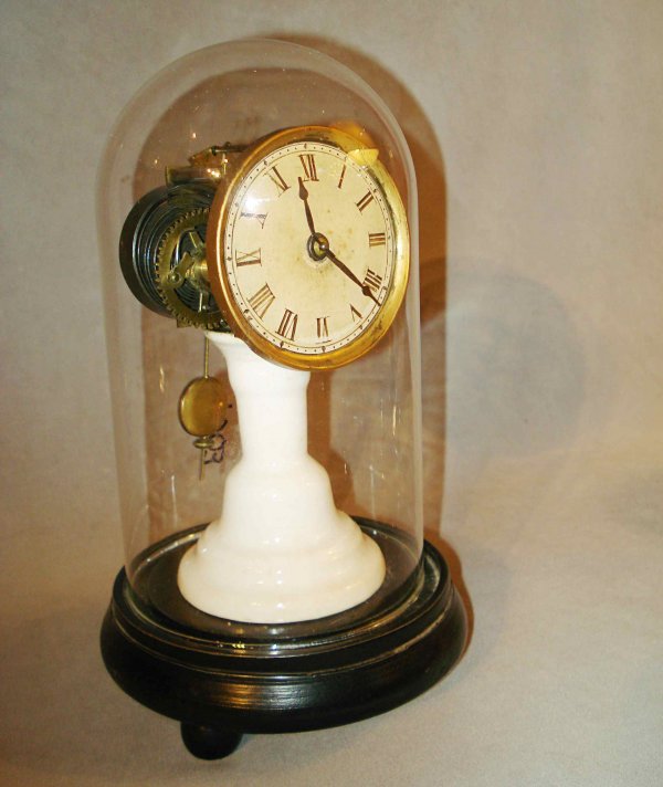Candlestick desk clock by the Terry Clock Company