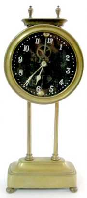 British Made Brass Gravity Clock