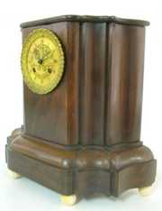 Early Rosewood Silk String Mantle Clock