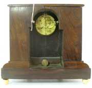 Early Rosewood Silk String Mantle Clock