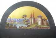 French Slate & Porcelain Mantle Clock