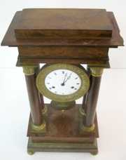 Unmarked French Column Clock