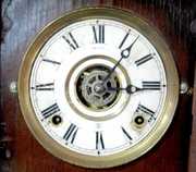 Charles F. Adams Walnut 8 Day Parlor Clock