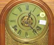 Ansonia King Walnut Mantle Clock