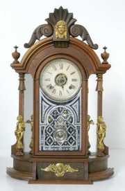 Ansonia Triumph Walnut Mantle Clock