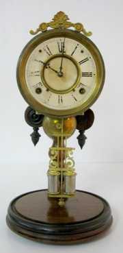 Ansonia Single Post Crystal Palace Clock