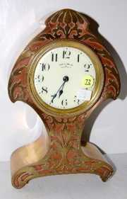 Year Clock Co. Series A-No.150 Brass Clock