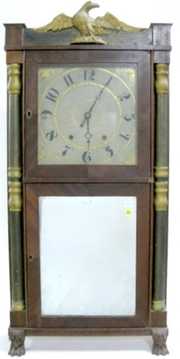 Dyer, Wadsworth & Co. Column Shelf Clock