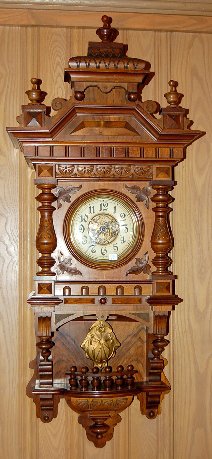 Gustav Becker Spring Wound Wall Clock