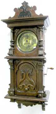 Signed Lenzkirch Symphonian Music Box Clock