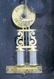 Ansonia Major Hanging Mirror Side Clock