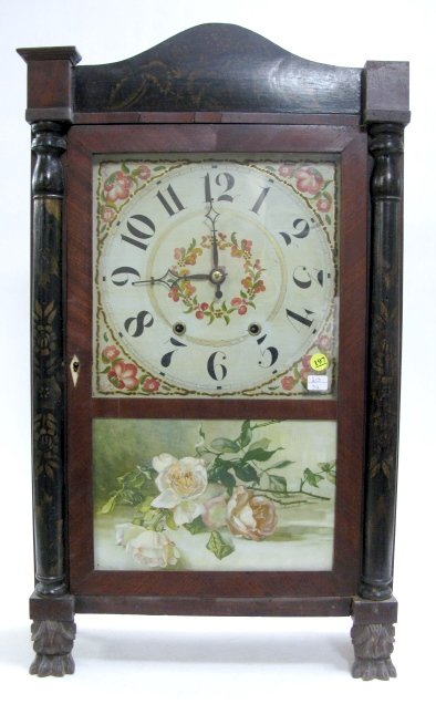 Hopkins & Alfred Stenciled Shelf Clock