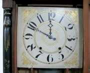 Jerome & Darrow Shelf Clock w/Wood Works