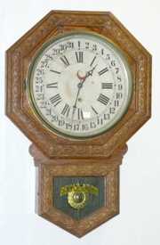 Sessions Gentry 1908 Calendar Clock