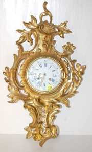 Japy Freres & Cie Bronze Cartel Clock