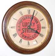 Lucky Strike Advertising Clock