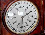 E.N. Welch Italian No. 3 Calendar Clock