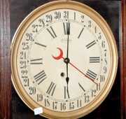 Ingraham Trenton Railway Calendar Clock