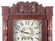 Wood Works Carved Column Shelf Clock