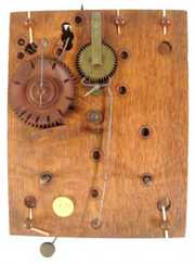 Eli Terry Jr. Wood Works Clock Movement