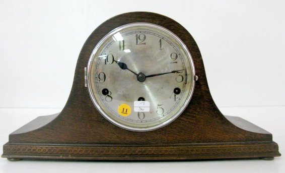 Oak Westminster Chime Clock w/8 Rods