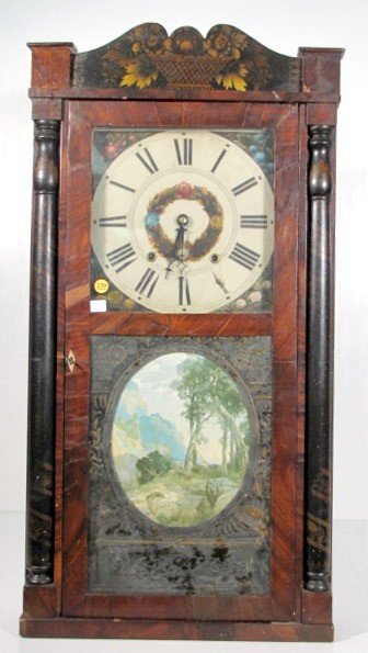 B.A. Upson Stenciled Shelf Clock