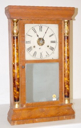 Seth Thomas Shell Column Shelf Clock