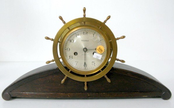 Waterbury Ships Wheel Clock