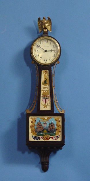 Mini Waltham Banjo Wall Clock