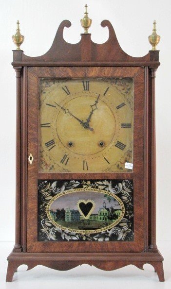 E. Terry & Sons Wood Works Clock