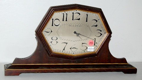 Waltham Ultra Thin Wooden Dresser Clock