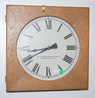 Oak Standard Electric Slave Clock