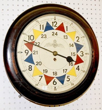 Elliott Royal Air Force Fusee Gallery Clock