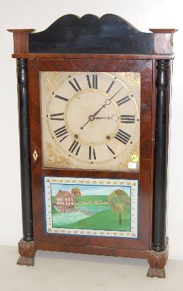 Samuel Terry Wood Works Wt. Driven Shelf Clock